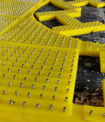 Duurzaam draaitafel anti-slip mat voor olieveld boorplatform polyurethaan materiaal
