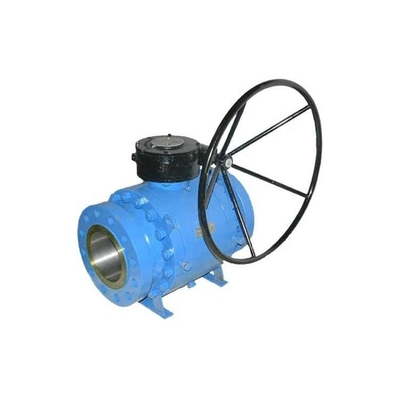 API 6D API 608 gesmeed staal 3 stuk Trunnion Ball Valve Flange Ends