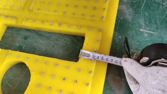 ZP275 ZP375 Anti-Slip Mat 30mm Plastic Non-Slip Mat voor het boren Rotary Table