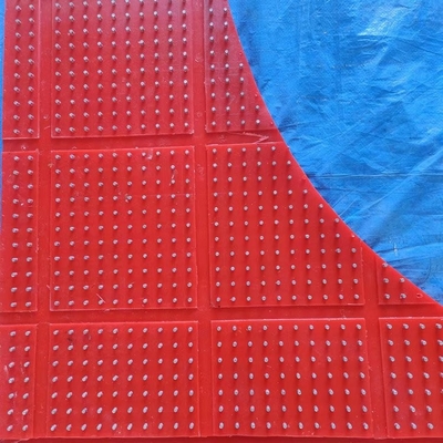 Rode anti-slip mat ZP type Rotary Atble 30 mm plastic niet-glijmat voor boormachine