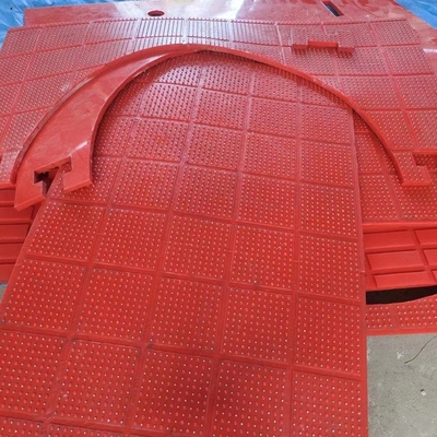 Rode anti-slip mat ZP type Rotary Atble 30 mm plastic niet-glijmat voor boormachine