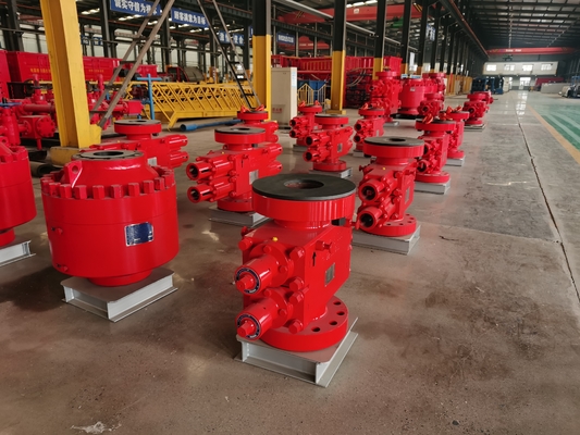 Handmatige dubbele ram BOP-druk 5000PSI 7-1/16" olieveld boorontploffing voorkomer