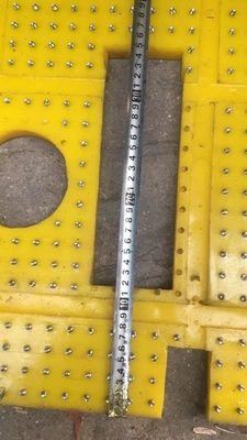27 1/2 inch Anti Slip Mat Rotary Table Geel Kleur 2100MM*1600MM Mat Voor boormachine