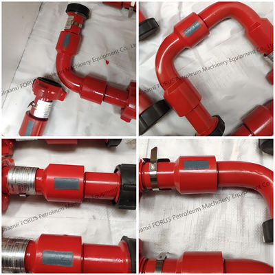 1 inch 10 type draaiend gewricht API 16C Werkdruk 5000 PSI Voor olieveldboren