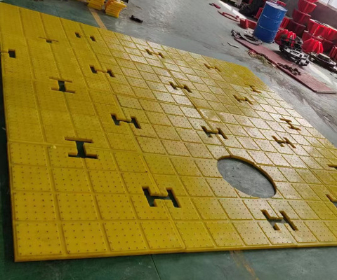 1MX1M Anti-slip oppervlak vloermat voor rig vloerdikte 30MM PU voor het boren