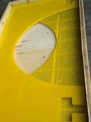 Polyurethane draaitafel Anti-slip Mat Treksterkte 45Mpa ISO 9001 Geschikt voor boorplatformomgevingen