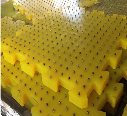 Polyurethane draaitafel Anti-slip Mat Treksterkte 45Mpa ISO 9001 Geschikt voor boorplatformomgevingen