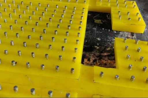Duurzaam draaitafel anti-slip mat voor olieveld boorplatform polyurethaan materiaal