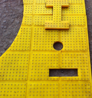 Duurzaam draaitafel anti-slip mat voor olieveld boorplatform polyurethaan materiaal